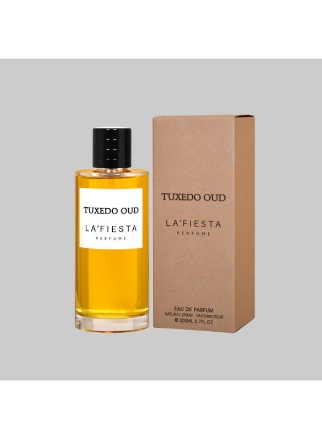 LA FIESTA PERFUMES TUXEDO OUD EDP 200ML - Image 2