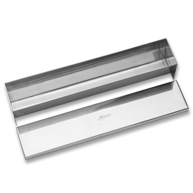 Ateco Stainless Steel Terrine Mold with Cover Flat Bottom 1175 by 225Inches Silver - Image 2