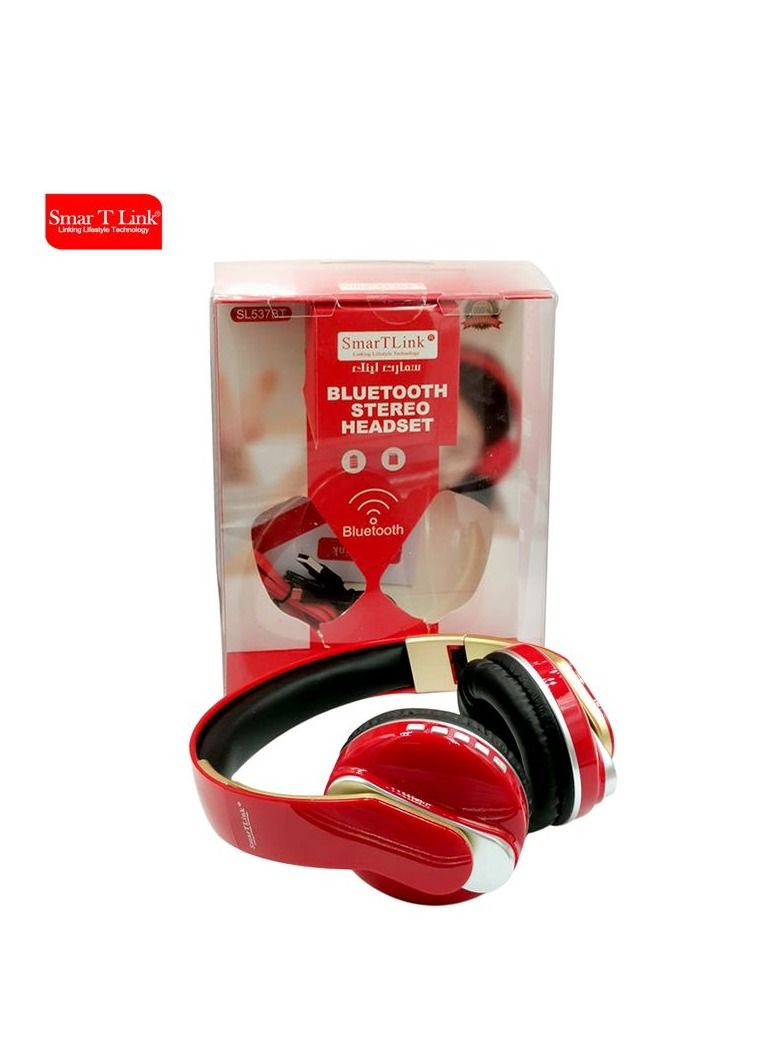 SmarTLink Bluetooth Wireless Audio Accessories SmarTLink HD Quality Stereo Headsets Earphone for Mobile Phones/PC/Tablet/Headphones-SL537BT  - Image 1