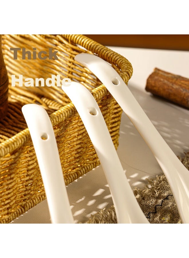 GRASEY Guangyi Style Ceramic Large Ladle Long Handle Household Soup Ladle Big Size Porridge Ladle Scoop Soup Spoon Tableware Gy8840 - Image 2