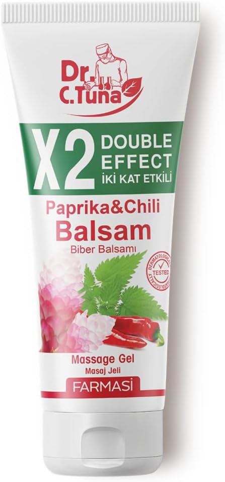 FARMASi Paprika  Chili Balsam 2X Double Effect  Soothing Massage Gel 845 fl Oz  Relieves Muscle Tension and Provides Warming Sensation  Ideal for Relaxation and Recovery - Image 1