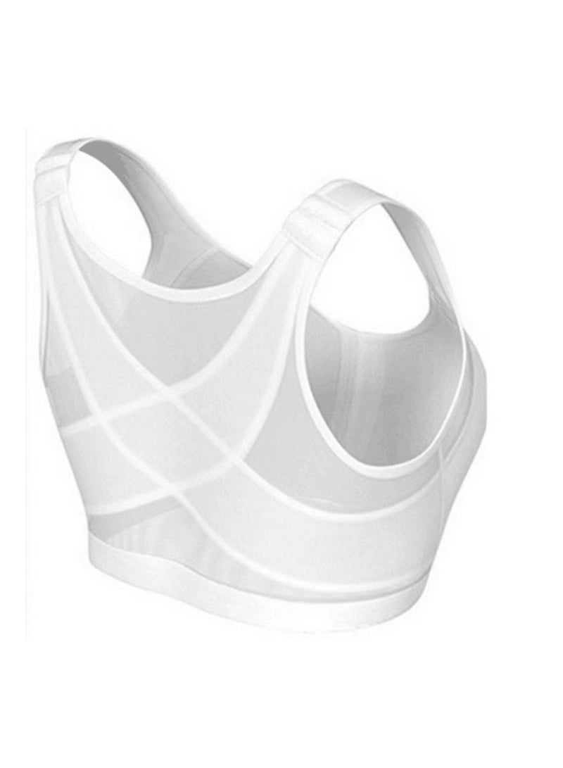 Loquat No Steel Ring Gathering Mesh High Strength Shock Proof Sports Bra 