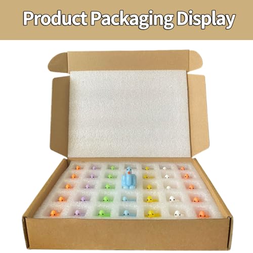 TSCVPJL 35Pcs Middle Finger Duck Funny Mini Ducks Tiny Ducks to Hide Prank Colorful Mini Resin Ducks Tiny Duck Gag Gifts for Adult Small Ducks to Hide for Dollhouse Office Car Accessories Decor H 11in - Image 5