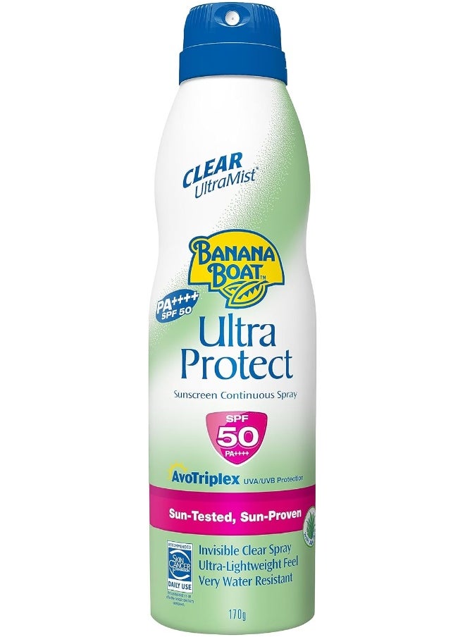 BANANA BOAT Banana Boat Ultra Protect Sunscreen Lotion Spray SPF 50 170g  - Image 1