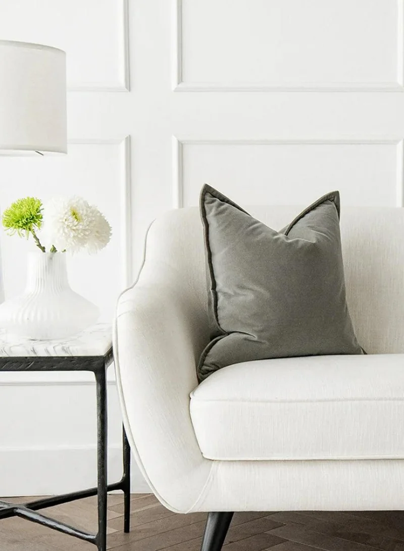 KNOT HOME Cushion Alessandra Laurent (with filler) Pillow Knot Home Cover Set for Modern Sofa Contemporary Living Room Bedroom and Office Soft Washable