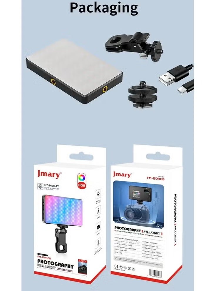 جيه ماري ضوء ملء فيديو RGB احترافي FM 150RGB للحصول على صور مذهلة - Image 5