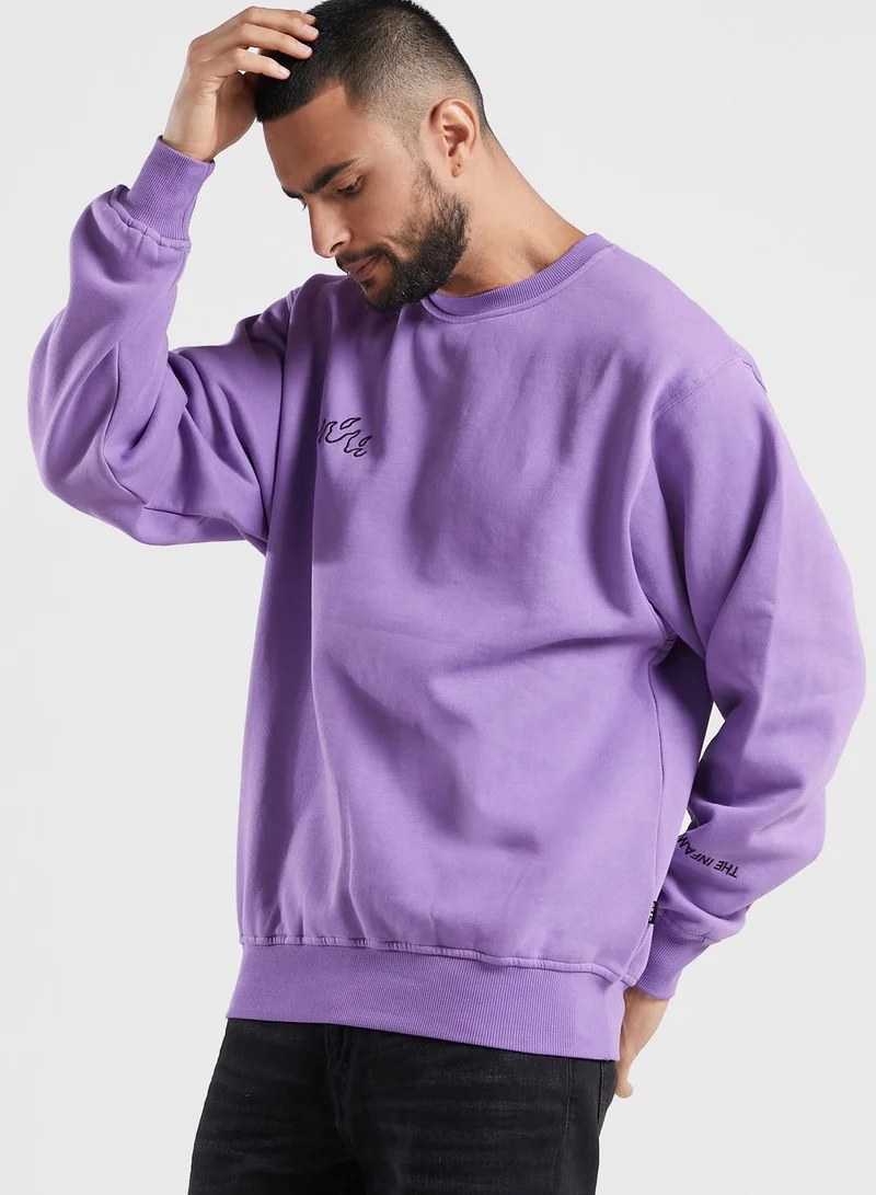 Grimey Snow Fox Sweatshirt
