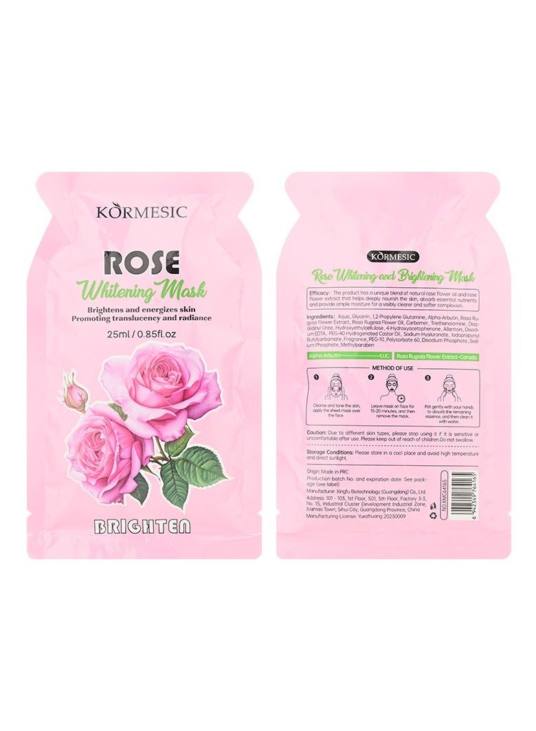 Kormesic 5 حزم قناع مشرق الورد 25 مل-تنشيط وتوهج - Image 1