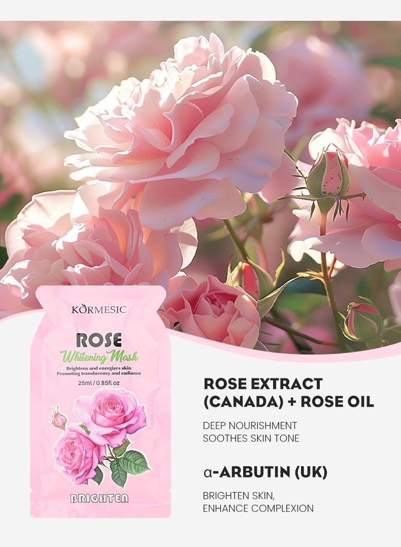 Kormesic 5 حزم قناع مشرق الورد 25 مل-تنشيط وتوهج - Image 2