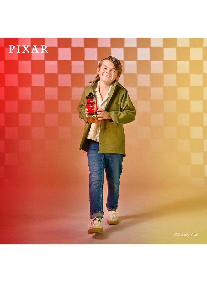 Whiskware Disney Pixar Stackable Snack Containers for Kids and Toddlers, 3 Stackable Snack Cups for School and Travel, Cars Lightning McQueen and Mater - Image 5