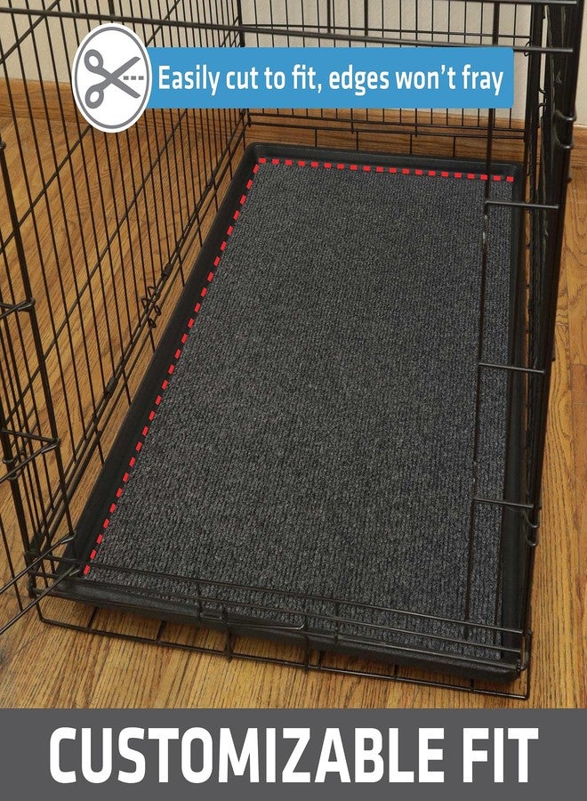 Drymate Premium Dog Crate Mat Liner, Absorbent, Waterproof, Non-Slip, Washable Puppy Pee Pad for Kennel Training - Use Under Pet Cage to Protect Floors, Cut to Fit Design (USA Made) (Dgrey)(30”x45”) - Image 4