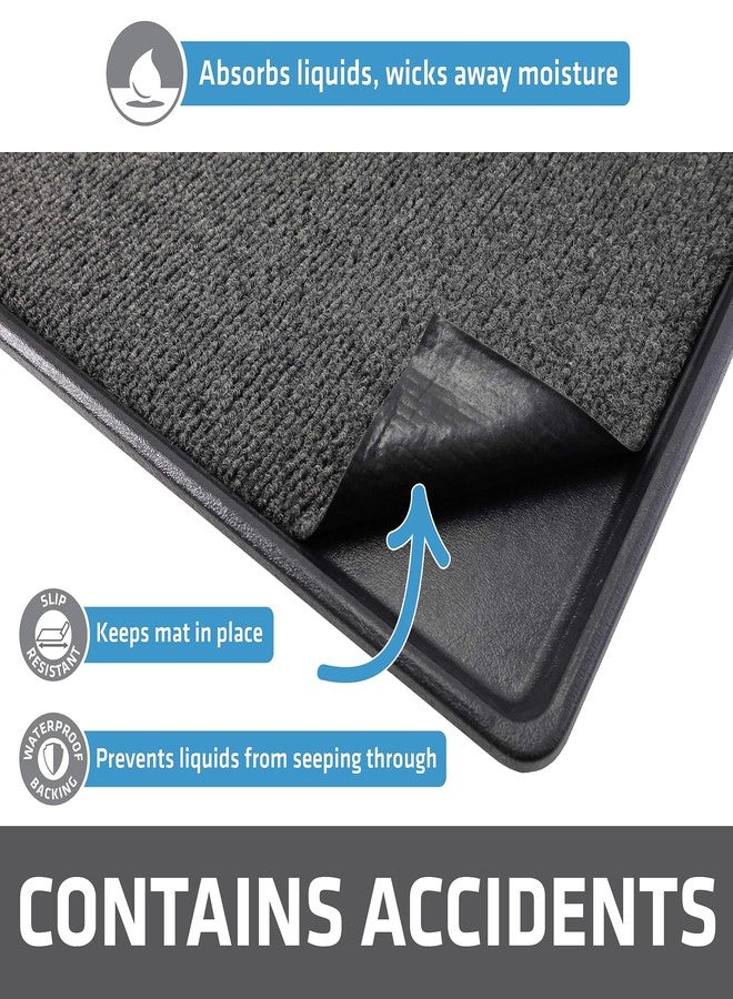 Drymate Premium Dog Crate Mat Liner, Absorbent, Waterproof, Non-Slip, Washable Puppy Pee Pad for Kennel Training - Use Under Pet Cage to Protect Floors, Cut to Fit Design (USA Made) (Dgrey)(30”x45”) - Image 3