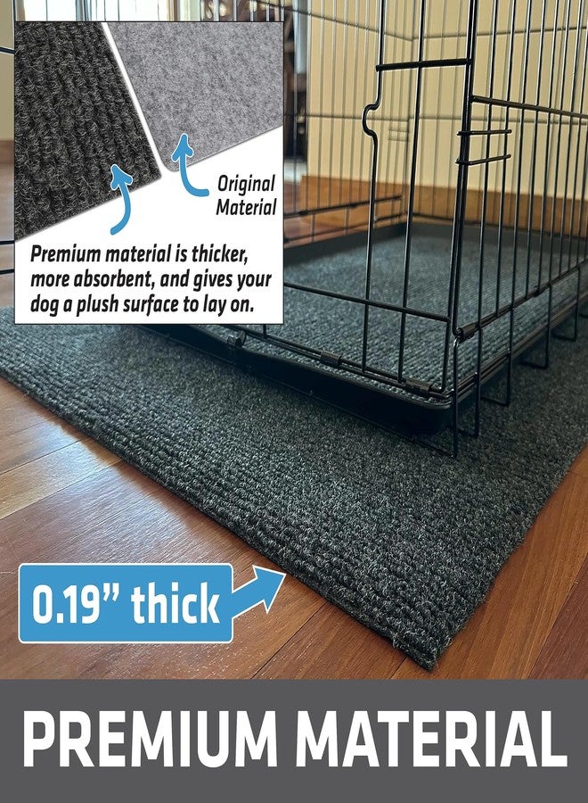 Drymate Premium Dog Crate Mat Liner, Absorbent, Waterproof, Non-Slip, Washable Puppy Pee Pad for Kennel Training - Use Under Pet Cage to Protect Floors, Cut to Fit Design (USA Made) (Dgrey)(30”x45”) - Image 5