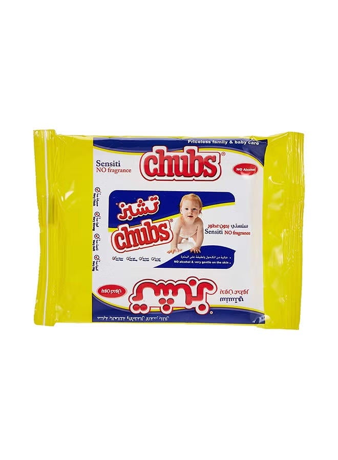 Chubs Baby Sensitive Skincare 20 Wipes Pack - Image 2