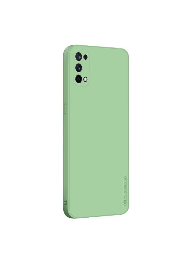 HuHa Case Cover For Realme X7 / Realme Q2 Pro PINWUYO Touching Series Liquid Silicone TPU Shockproof Case Green 