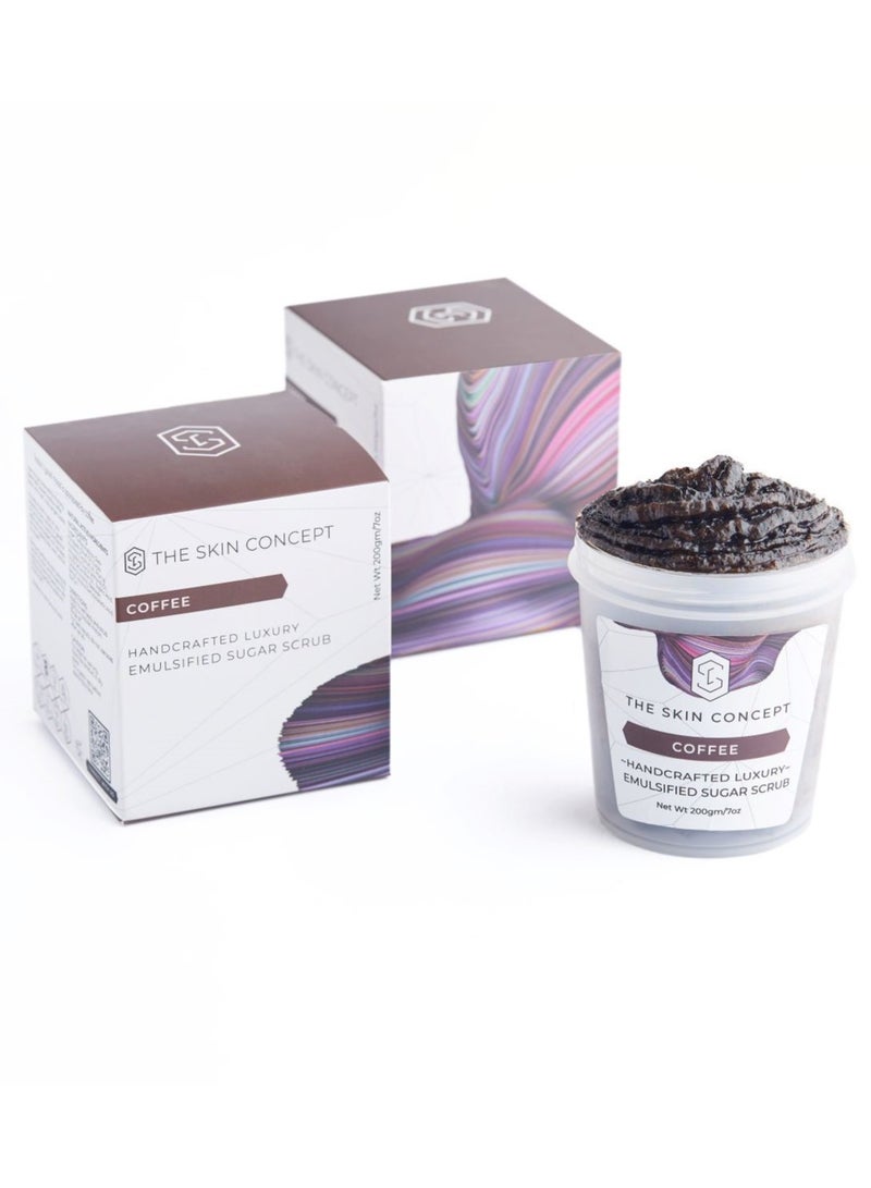 THE SKIN CONCEPT The Skin Concept Face and Body Scrub-Coffee-Handmade - Image 2