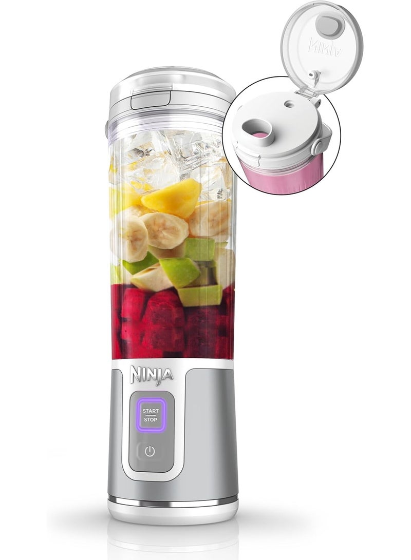 Ninja Blast Portable Blender Leakproof Lid & Sip Spout Rechargeable White 530 ML - Image 1
