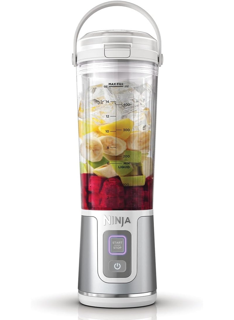 Ninja Blast Portable Blender Leakproof Lid & Sip Spout Rechargeable White 530 ML - Image 4