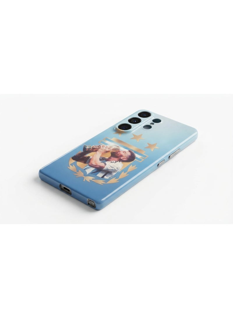 Samsung Galaxy S26 Ultra Hard-Shell Phone Case with Football Design, Polycarbonate & TPU - Image 2