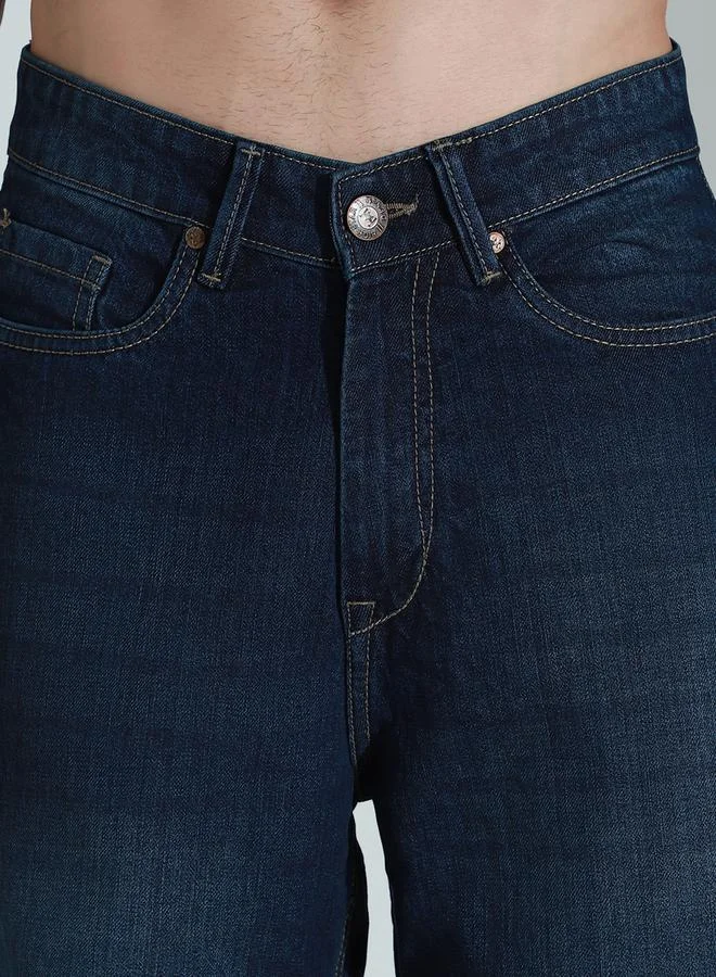 HIGH STAR HIGH STAR Mid Rise Whiskered Regular Fit Jeans