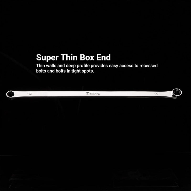 Capri Tools 1/4 x 5/16 in. 0 Degree Offset Extra Long Box End Wrench (CP11800-14516) - Image 2