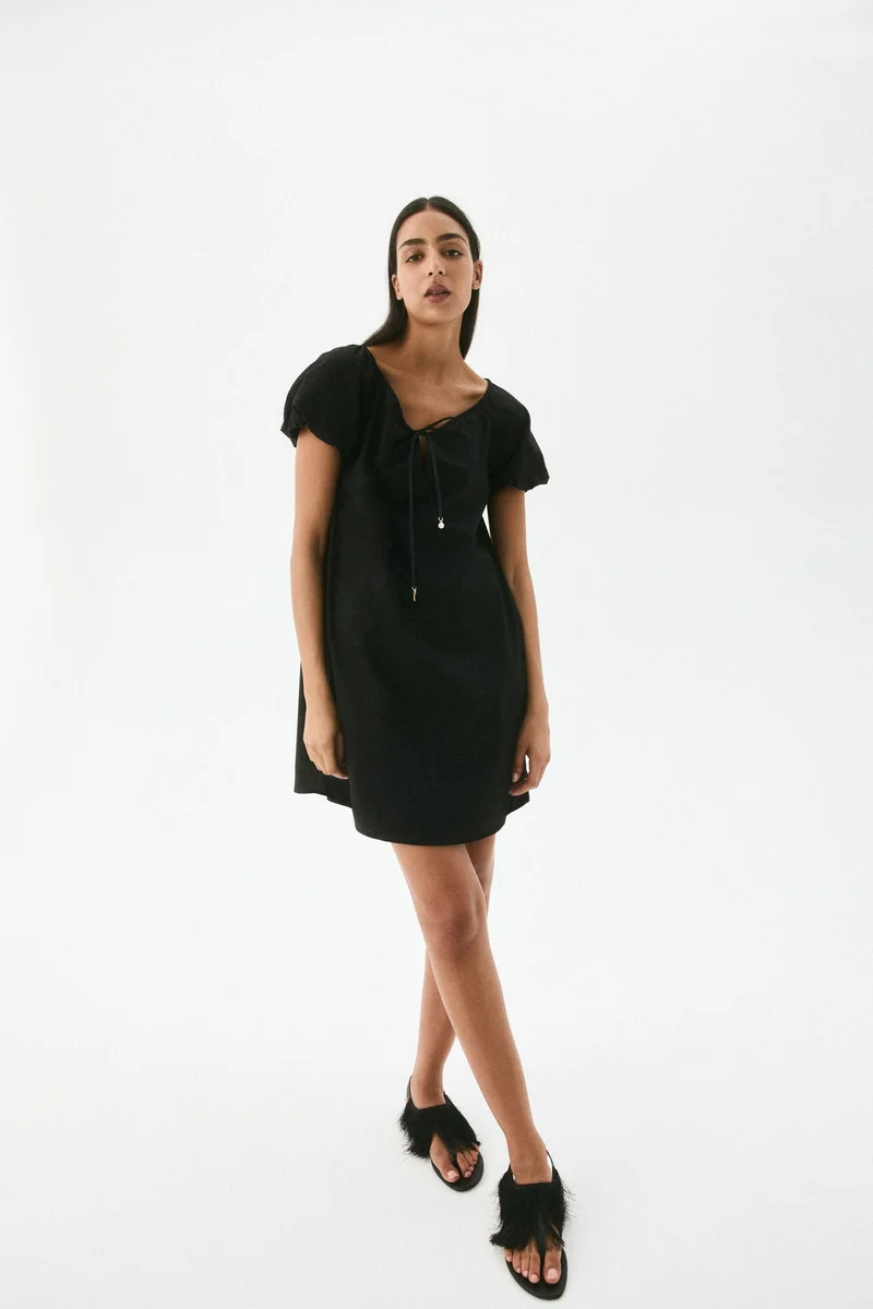 H&M Drawstring-neck dress