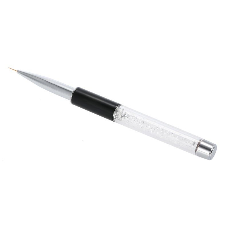 BQAN Nail Art Painting Brush 9mm Crystal Acrylic Nail Art UV Gel Painting Line Brush Nylon Hair Pen Manicure Nail Liner Tool - Image 2