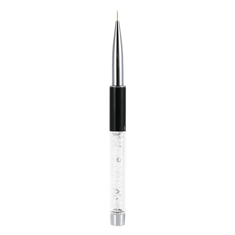 BQAN Nail Art Painting Brush 9mm Crystal Acrylic Nail Art UV Gel Painting Line Brush Nylon Hair Pen Manicure Nail Liner Tool - Image 4