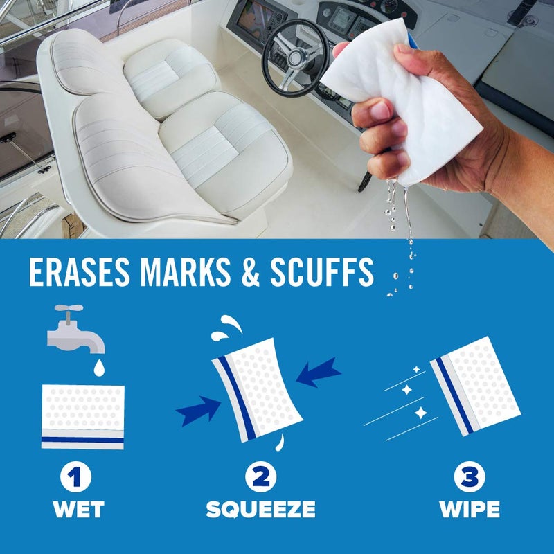 Better Boat 12PK Premium Boat Scuff Erasers, Boating Accessories for Cleaning, Gift for Pontoon, Fishing, Jon Boats, Decks, Vinyl and Hull Cleaner, Gadgets for Men and Women - Image 5