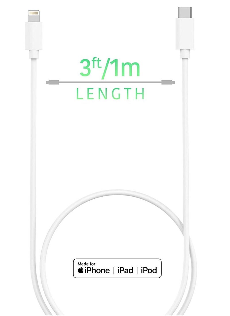 Generic USB C to Lightning Cable iPhone Charger Fast Charging Power Delivery PD MFI Certified for Apple iPhone  - Image 2