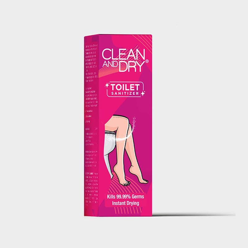 Clean and Dry Toilet Seat Sanitizer Spray 50ml - Mint | Reduces The Risk Of UTI & Other Infections | Protects From 99.9% Germs & Travel Friendly | Anti Odour, Deodorizer - Image 5