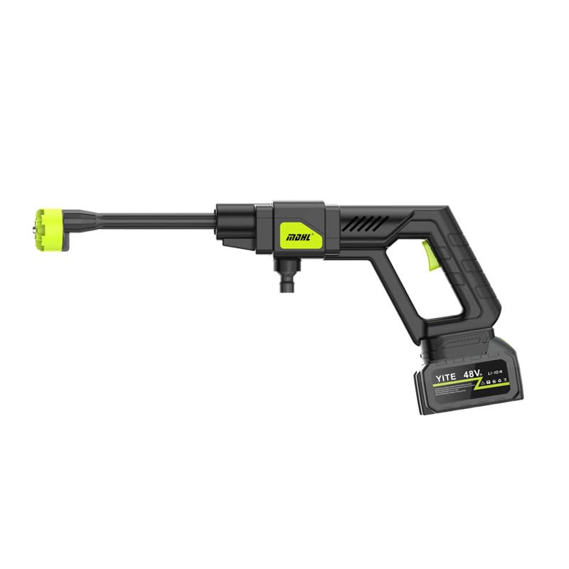 The Venti 48V Portable Pressure Washer with 12000 mAH6000mAh x 2 Battery6in1 NozzleRechargeableCordless Pressure Washer Gun Handheld Pressure Washer for Car Car Washer Gun 2 Battery - Image 5