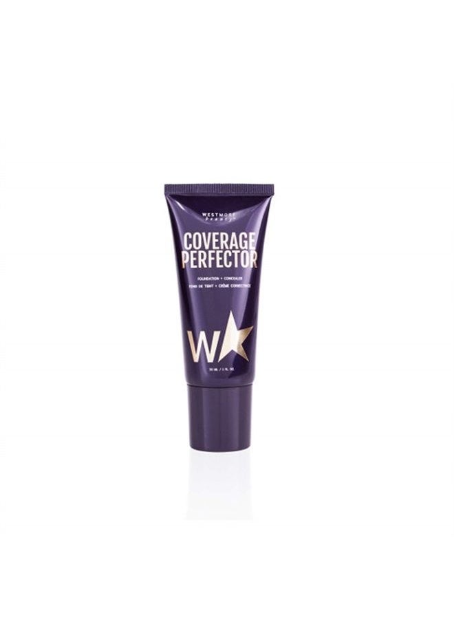 Westmore Beauty - Face Coverage Perfector - Porcelain - 1 Fl Oz Foundation Makeup, Liquid Foundation, Full Coverage Foundation - The Best Foundation Full Coverage Makeup Lightweight Foundation - Image 1