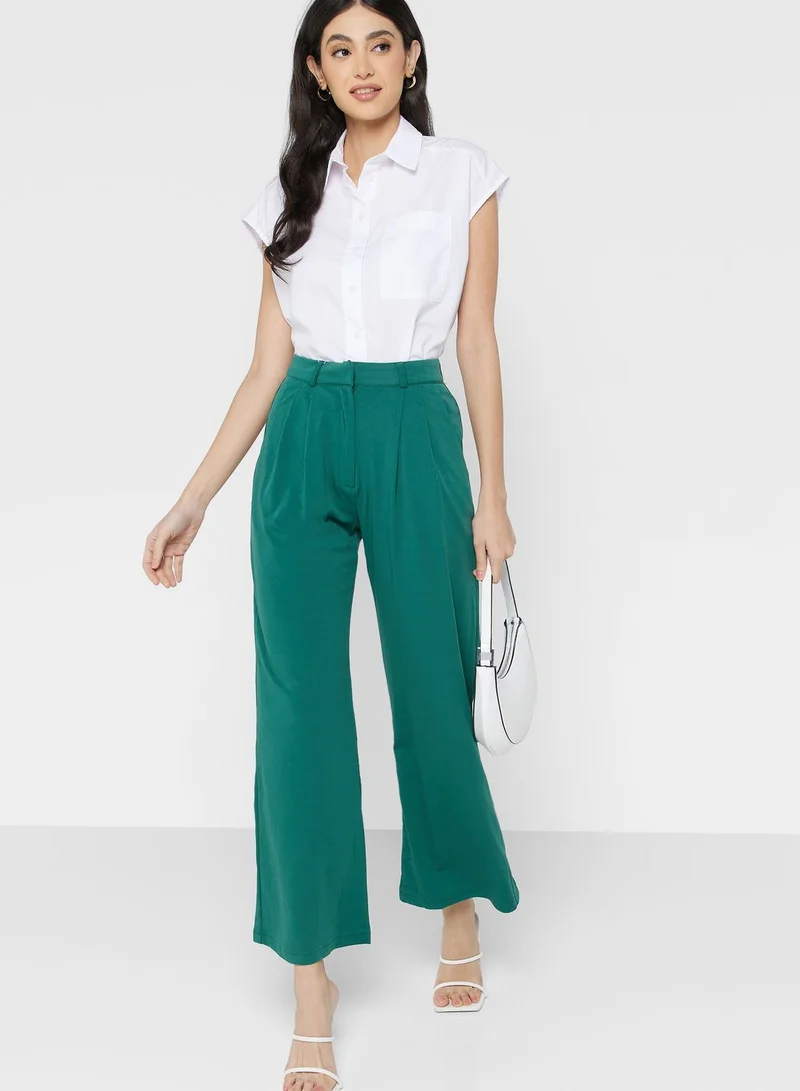 ELLA High Waist Pintuck Detail Pants