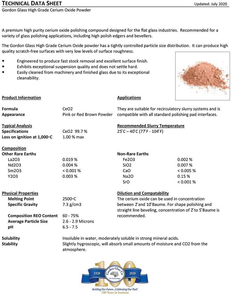 TechnologyLK Cerium Oxide High Grade Glass Polishing Compound - 1 lb (Pack of 1) - Image 4