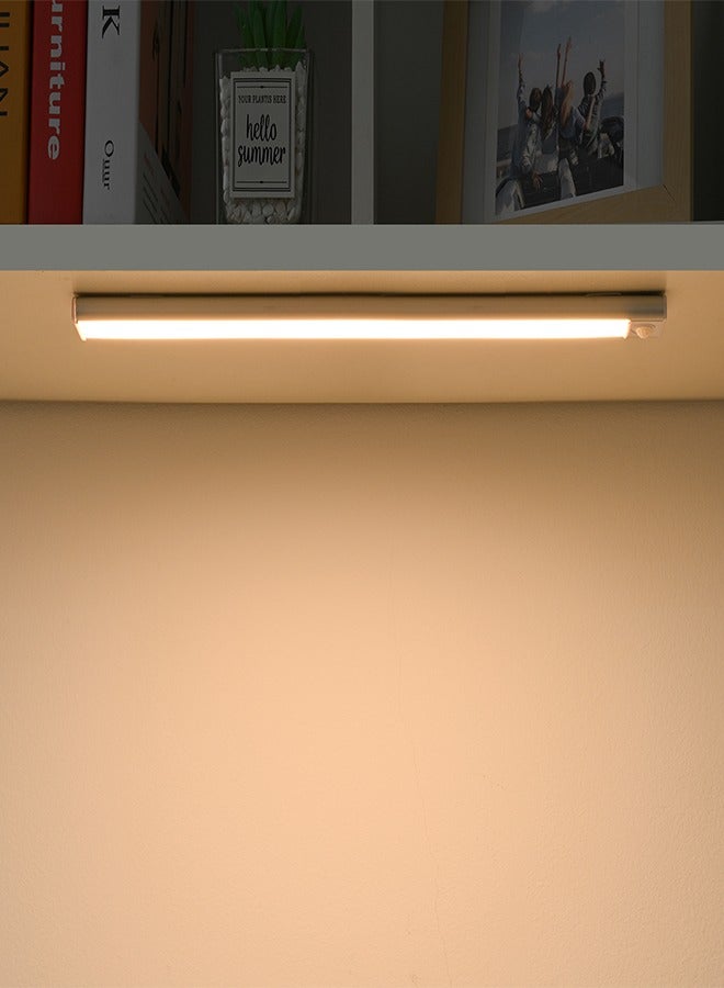 Rechargeable 66-LED Motion Sensor Under Cabinet Lights for Kitchen and Stairs-40cm - Image 1