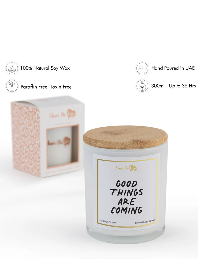 Share the Love Hopeful Expectations - Scented Soy Wax Candle