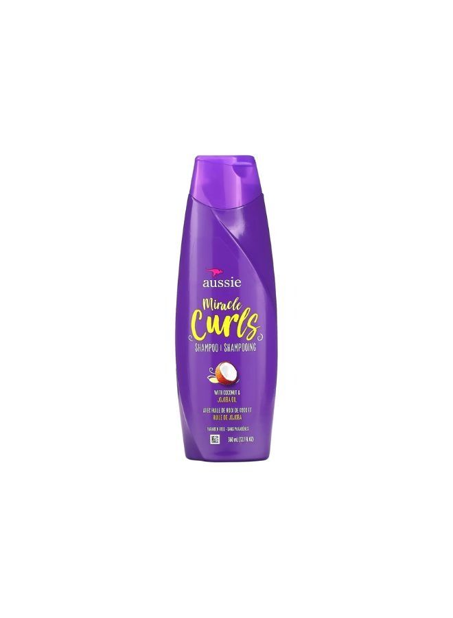 Aussie Miracle curls shampoo   with Coconut and Jojoba Oil - 360 ml - Image 1