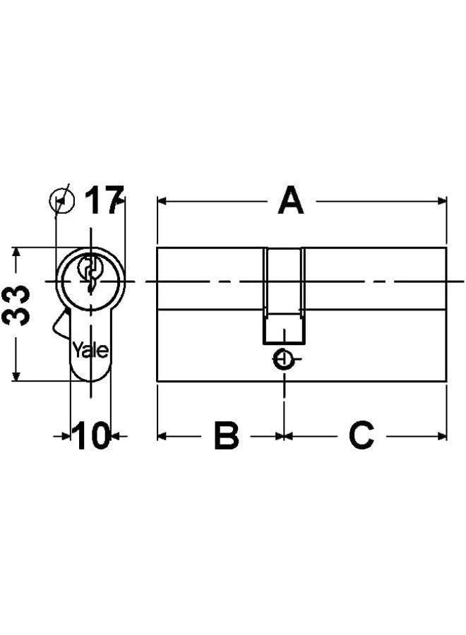 Yale Double Cylinder Series 210-62(31-31) - Image 2