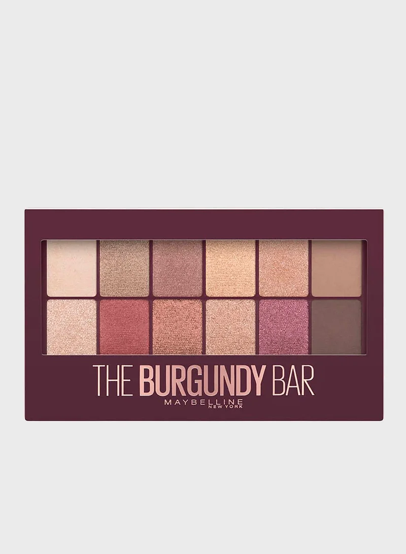 MAYBELLINE NEW YORK The Burgundy Bar Eye Shadow Palette