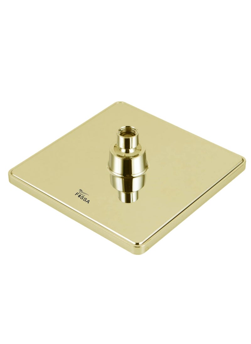 FOSSA Fossa 8'' Rain Shower Head Taps Square High Pressure Wall Arm DIY (Gold)  - Image 3