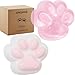 AFKLMNE 2Pack Taba Squishy Cat Paw Sensory Fidget Toys Adults Anxiety Stress Relief Squeeze Toy Soft Cute Kawaii Squishys for Desk School Pink - Image 2