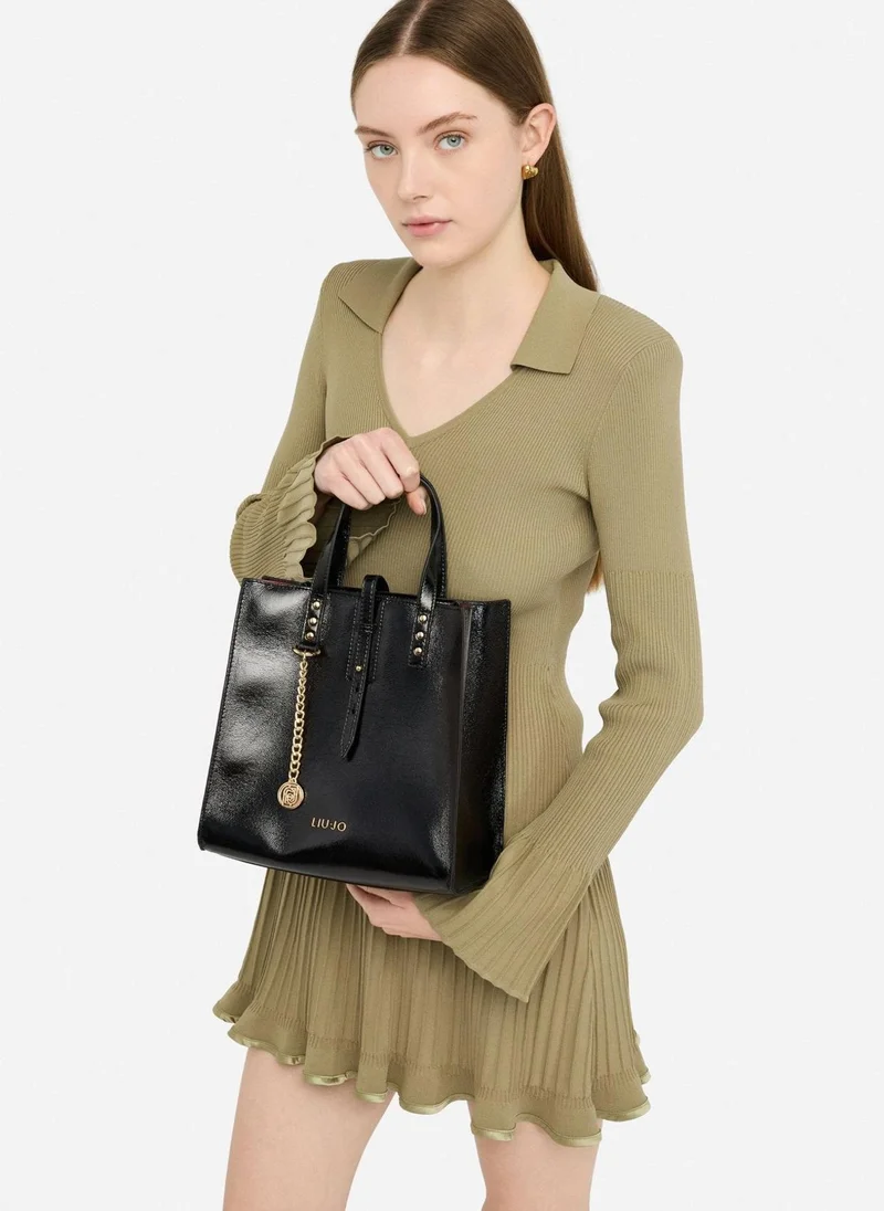 ليو جو حقيبة تسوّق صغيرة لامعة