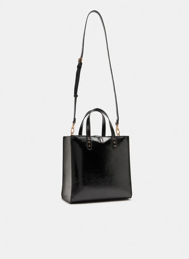 ليو جو حقيبة تسوّق صغيرة لامعة