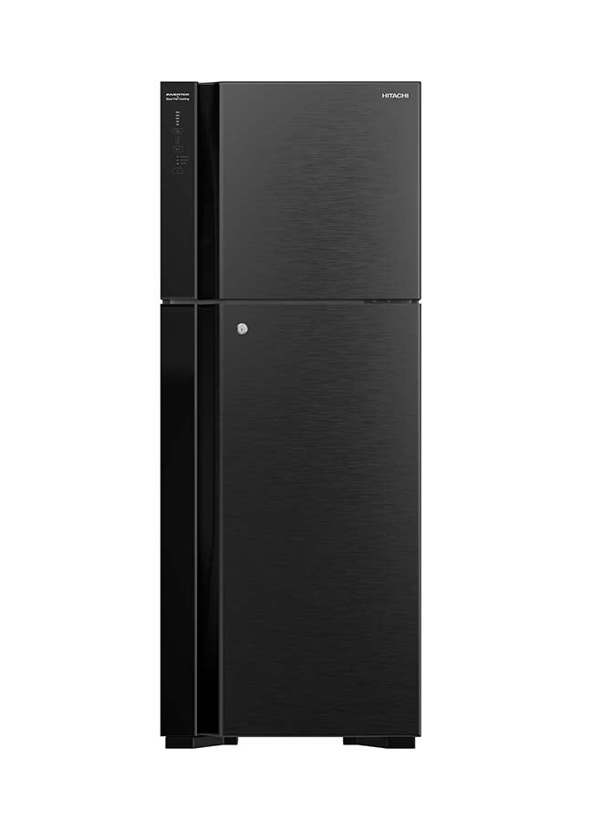 Hitachi 2-Door Top Freezer Refrigerator 450L (15.9 Cu.Ft.), Inverter Dual Fan Cooling, Fresh Select, Dual Sensing Control, Touch Screen Controller, Brilliant Black – HRTN7489DFBBKSA 333 L HRTN7489DFBBKSA Black - Image 4