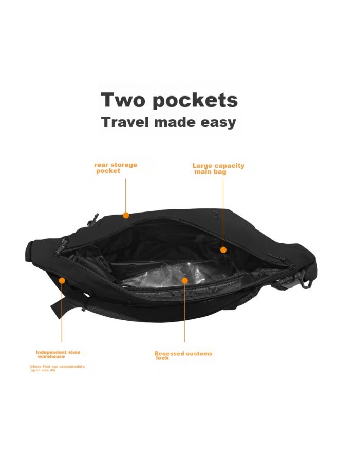 Right Away Crossbody Bag For Men, Shoulder Bag, Commuter Messenger Bag, Large Capacity Backpack, Trendy Travel Bag For Men, Men's Handbag - Image 2