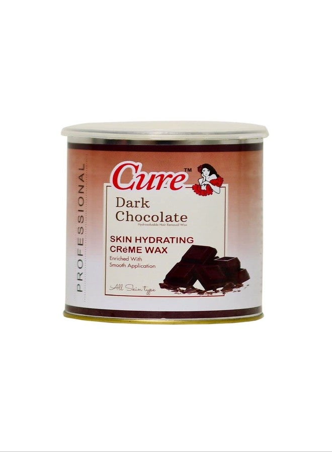 Cure Pure Dark Chocolate Wax Creme for Legs, Arms, Underarms, Bikini at Home Quick and Easy Hair Removal Cream for Soft & Smooth Skin De-tanning Waxing Fully Body Wax for All Hair (800 Gm) - Image 1