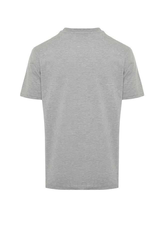 trendyol - Gray Basic Men's Slim Fit Short Sleeve Crew Neck T-Shirt - Image 1