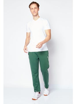 Nordland Men Sportswear Fit Brand Logo Training Sweatpants, Deep Green  - Image 3