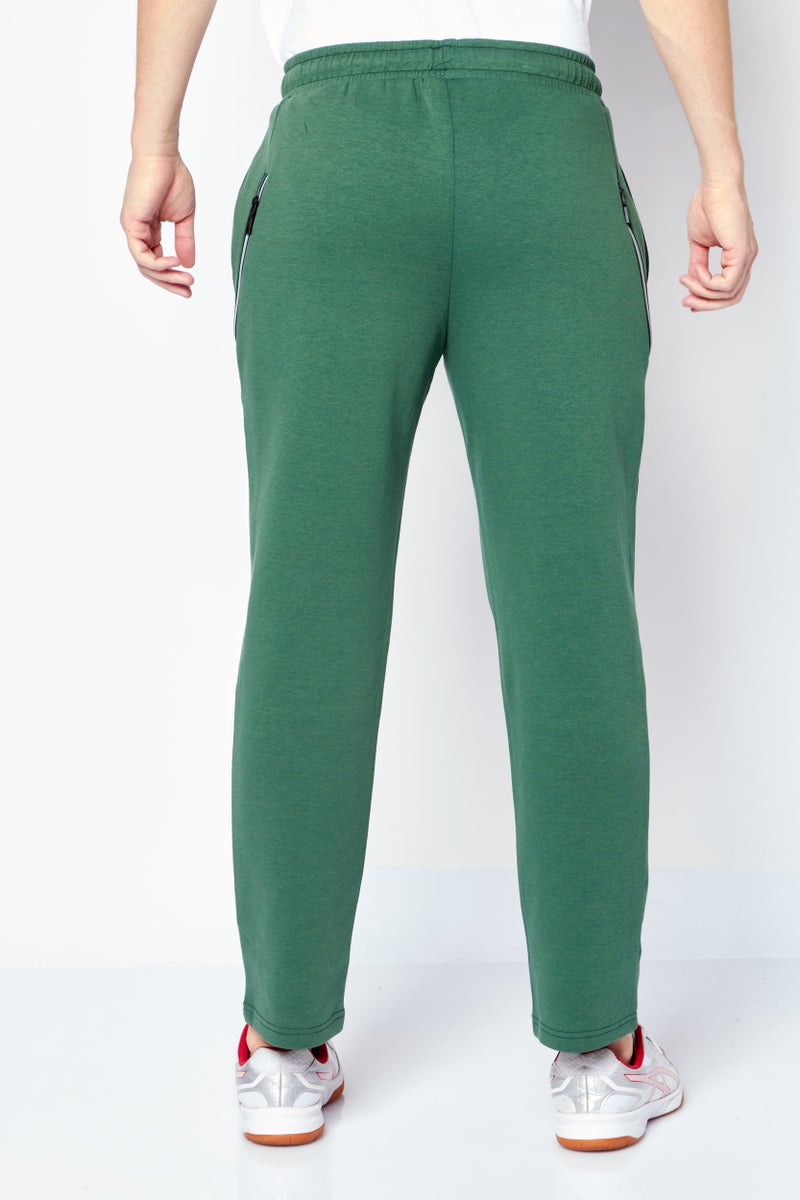 Nordland Men Sportswear Fit Brand Logo Training Sweatpants, Deep Green - Image 4